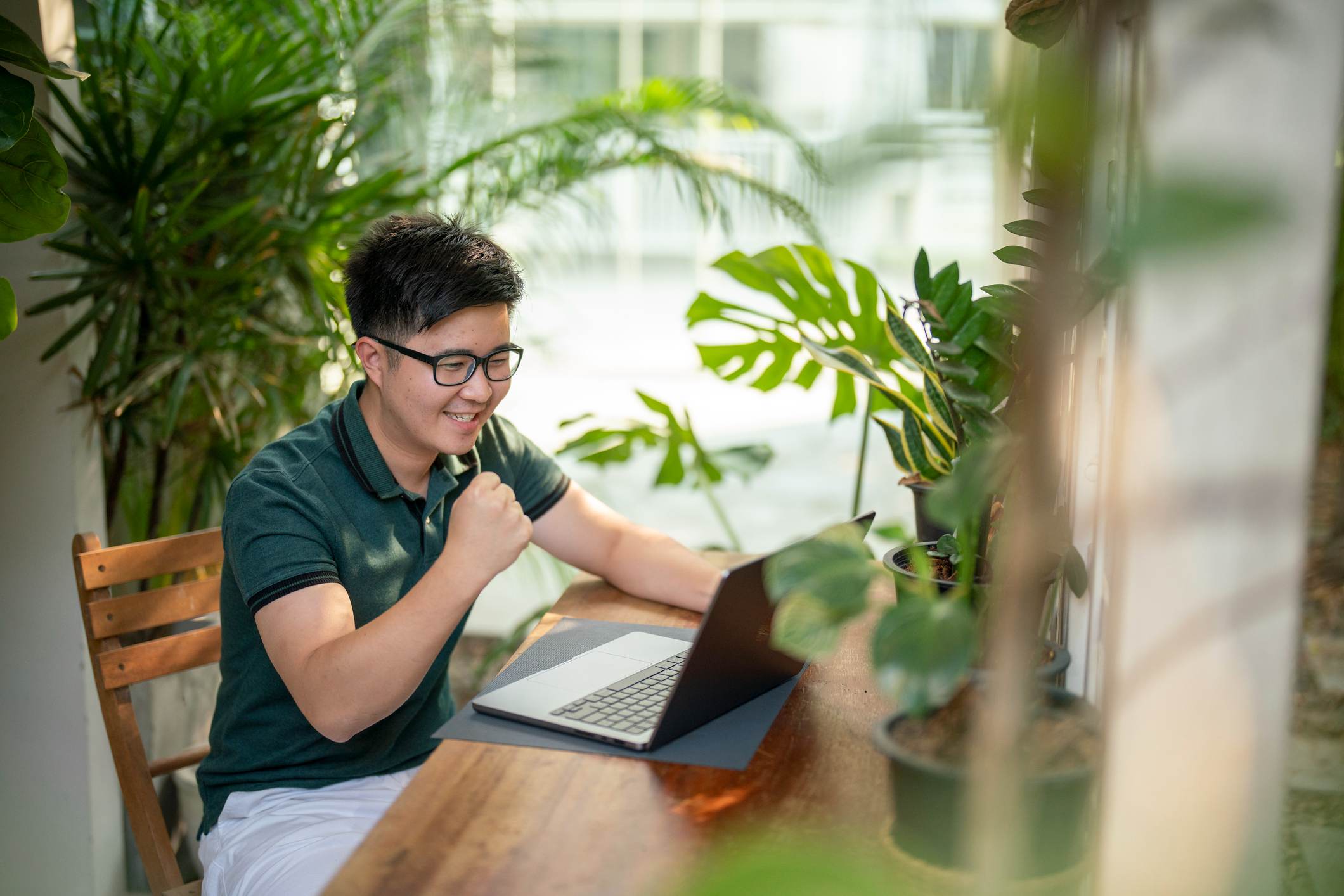 Cheerful-man-celebrating-victory-online-with-laptop-how-to-make-an-action-plan-to-achieve-goals