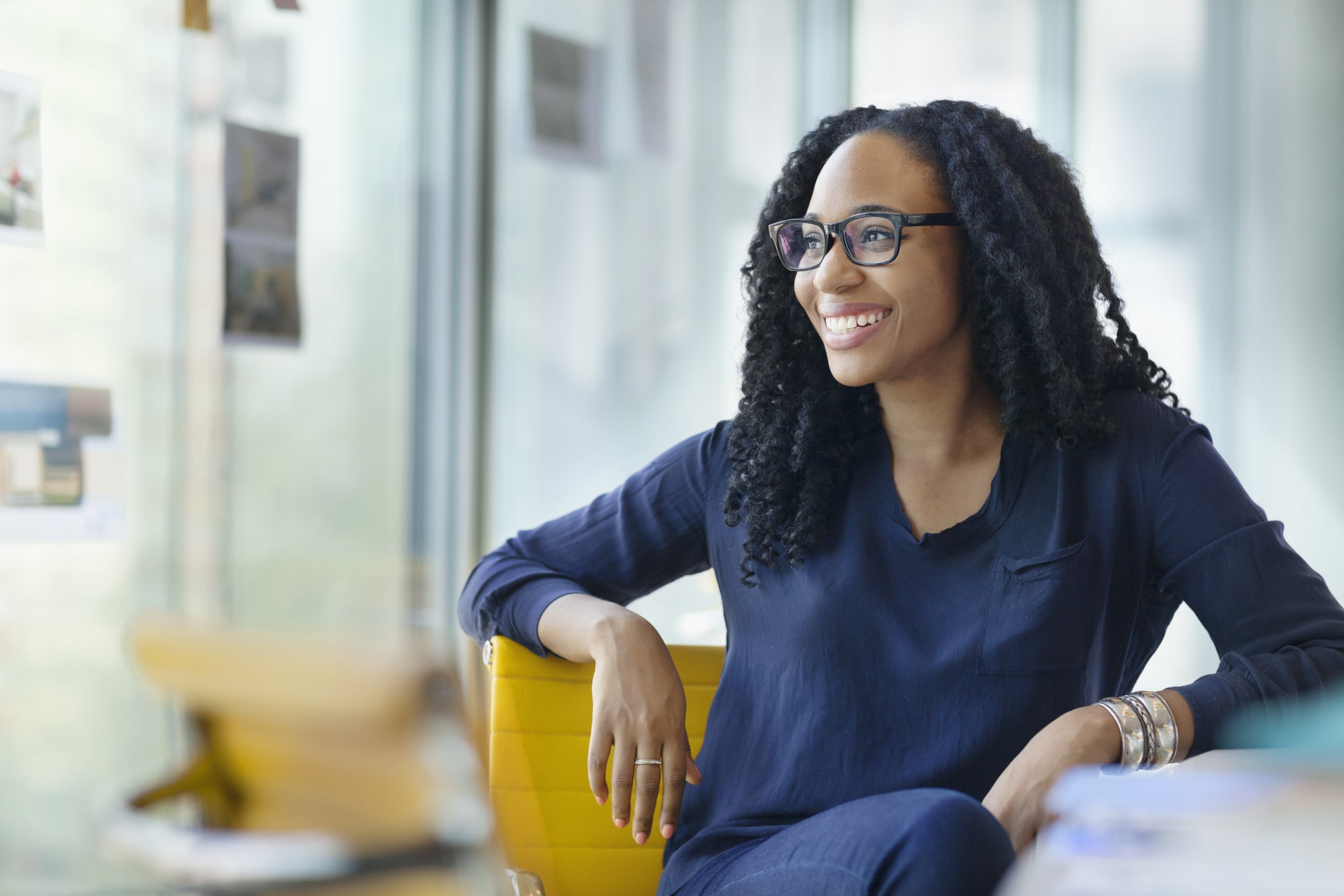 Woman-looking-sideways-to-window-how-to-be-more-patient