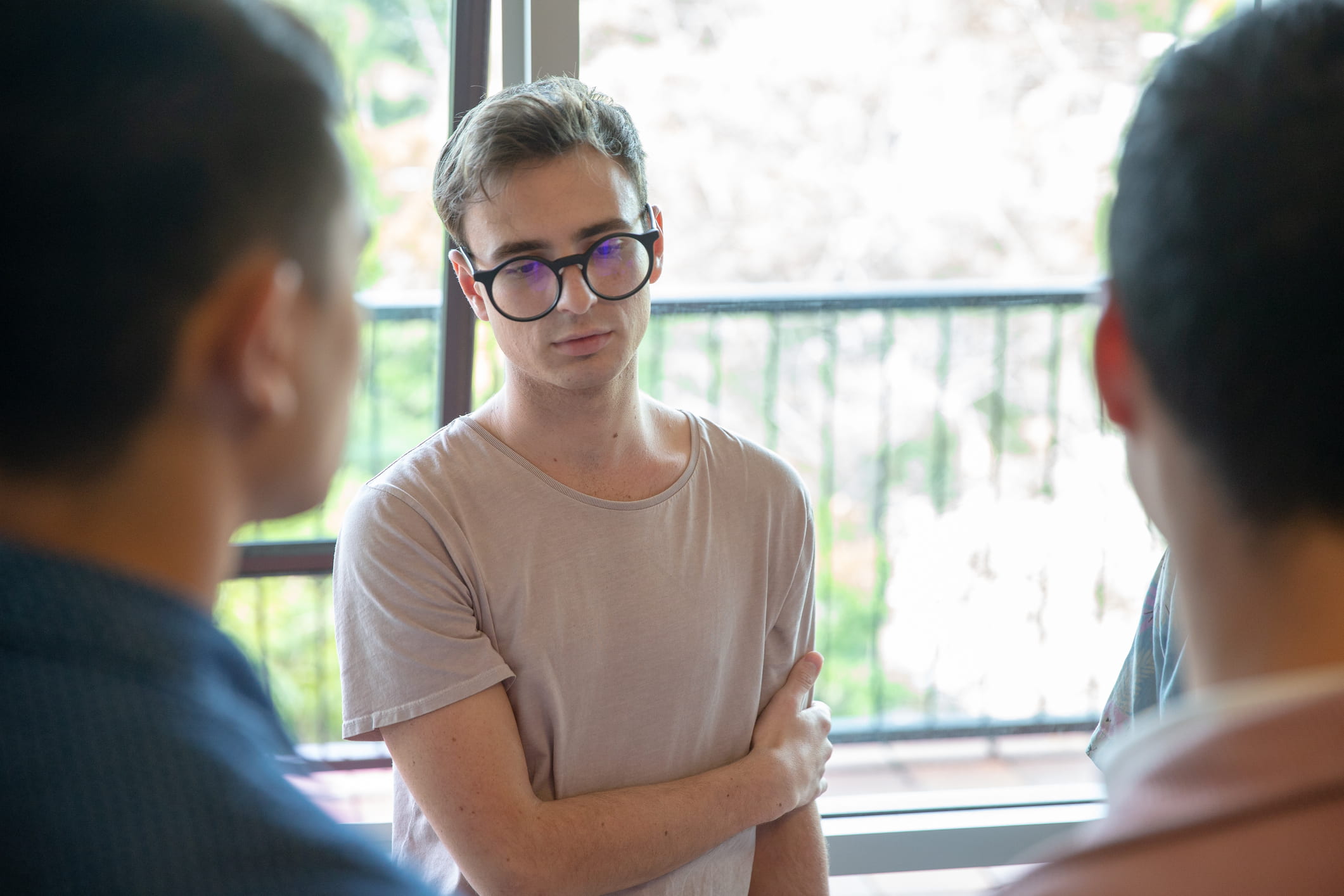 guy-being-shy-at-social-gathering-what-is-shyness