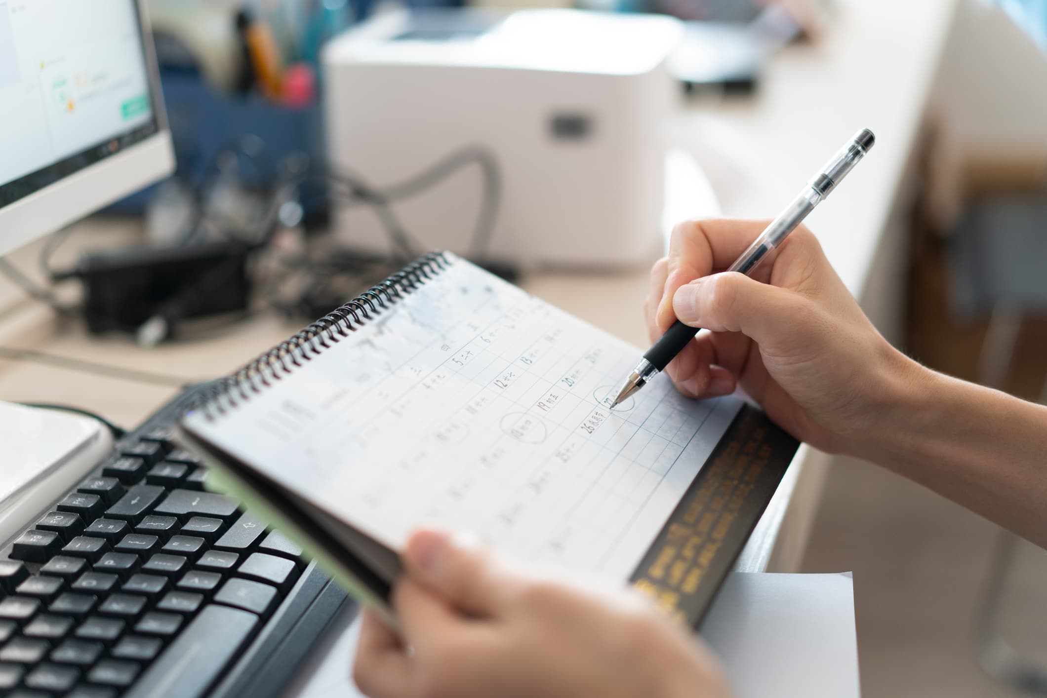 mark-on-the-desk-calendar-how-to-practice-relaxation-techniques