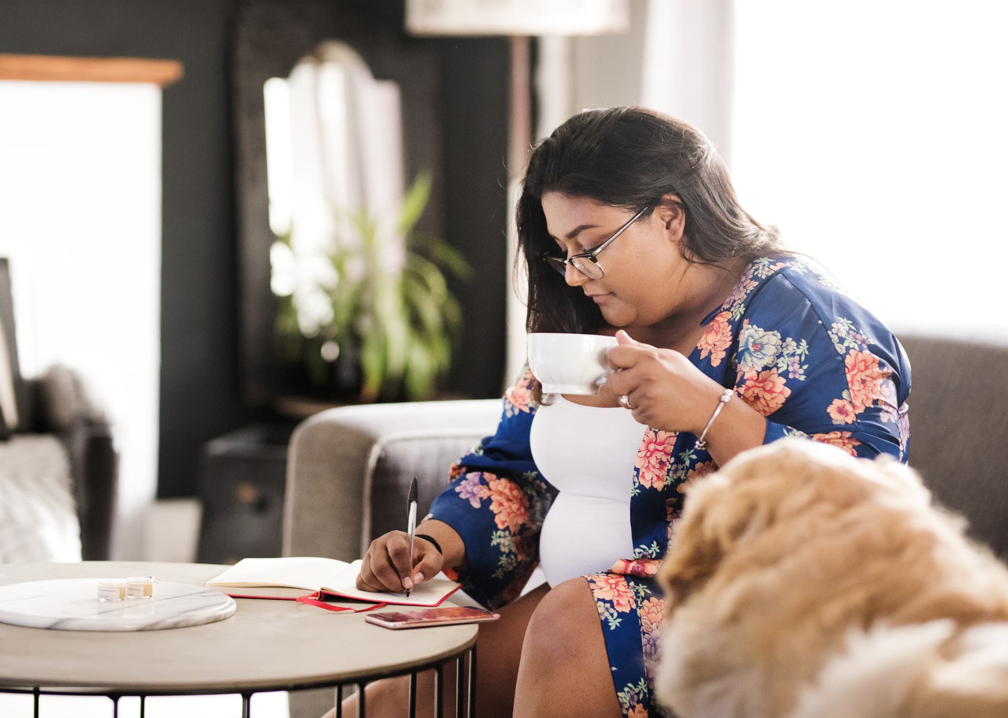 woman-writing-in-her-diary-what-is-guided-imagery-for-stress